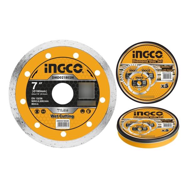Disco Continuo Lata X 5 Pcs 7 X 22.2mm Ingco Dmd021802m