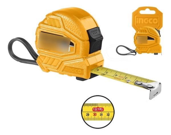 Cinta Metrica 5mt X 19mm Pulgada Y Milimetro Ingco Hsmt26519 - Imagen 2