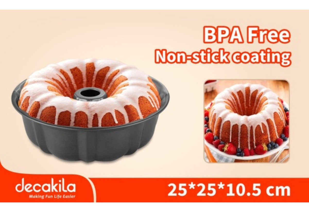 Asadera Tortera Molde De Acero Al Carbono 25 X 10,5cm - Imagen 3