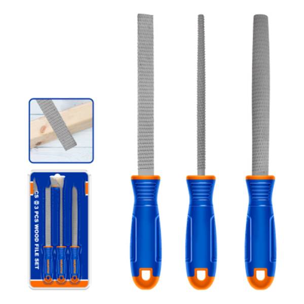 Set X 3 Lima Para Madera 8 Wadfow Wsf1403