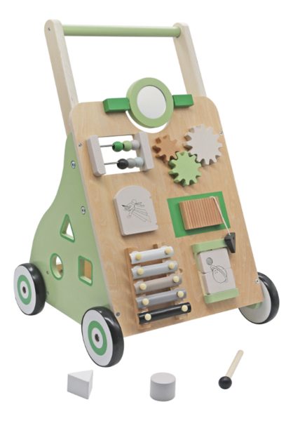 Carrito De Arrastre Juegos Didacticos Y Sensoriales Verde - Imagen 2