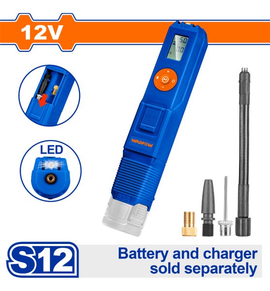 Mini Compresor Wadfow Inflador De Aire 12v Eléctrica Ff - Imagen 3