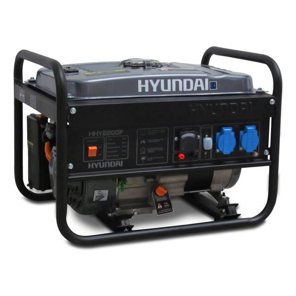 Generador A Nafta 4 Tiempos Hyundai Hy2200f 5.5hp Monofasico