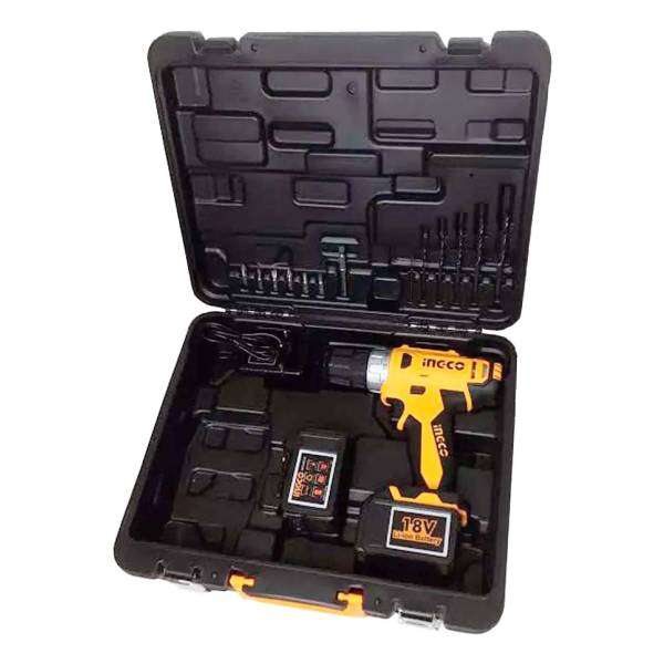 Ff Taladro Atornillador Ingco 18volt 10mm +2bat Litio+valija - Imagen 2