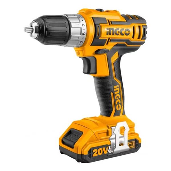 Taladro Atornillador 10mm Con 1 Bateria 20v Litio Ingco P20
