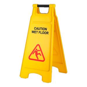Cartel Advertencia Piso Mojado Wadfow Wyj4a60