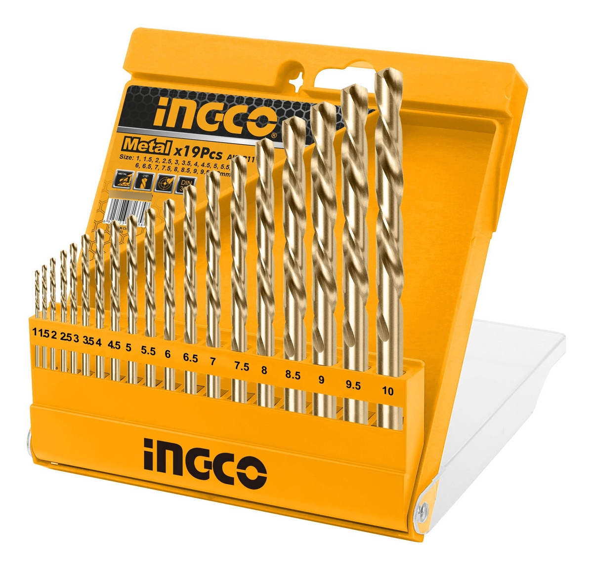 Taladro Percutor Ingco 850w + Mechas Metal Madera Concreto - Imagen 2