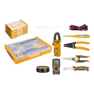 Set Organizador + 7 Herramientas Electricista Ingco Hktv01t0