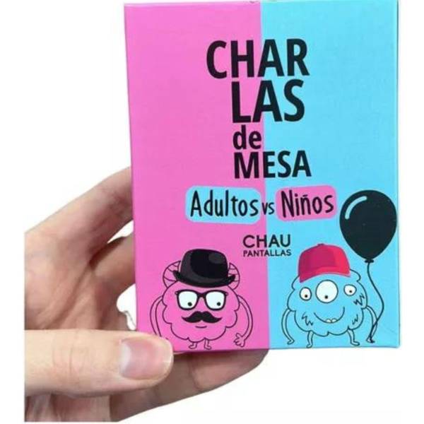 Juego De Mesa Charlas Mesa Adultos Vs Niños Chau Pantalla