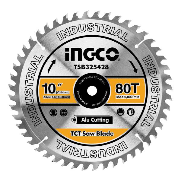 Ff Disco Ingletadora Sierra Aluminio 10'' 80 Dte Ingco Tsb32