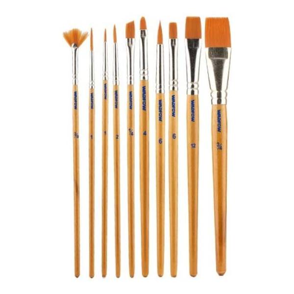 Set X10 Pinceles P/ Artista Wadfow Wxa1k10