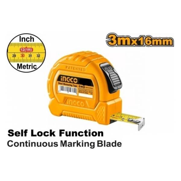 Cinta Metrica 3m X 16mm Ingco Hsmt27316 - Imagen 2