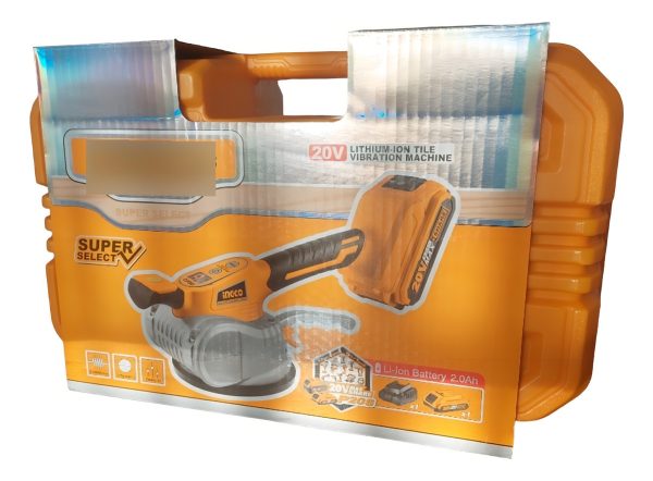 Ventosa Vibradora A Bateria 20v P Colocar Ceramica Ingco - Imagen 2