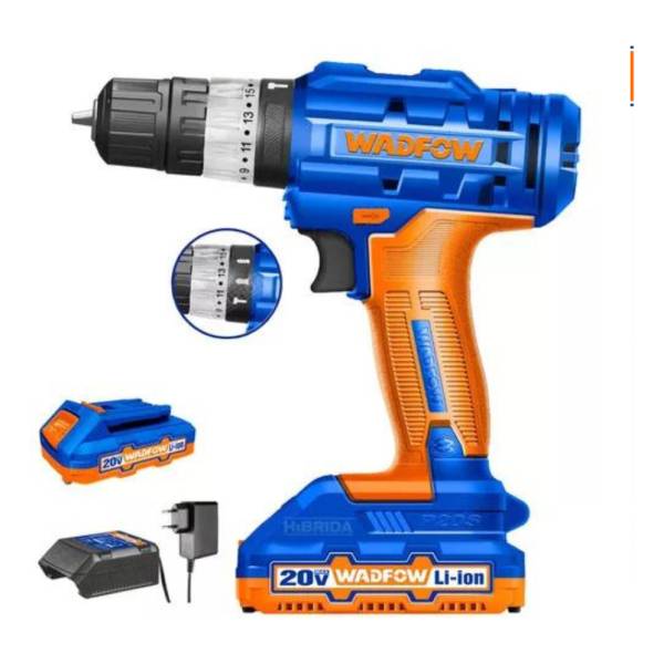 Taladro Atornillador 20v Percutor Wadfow