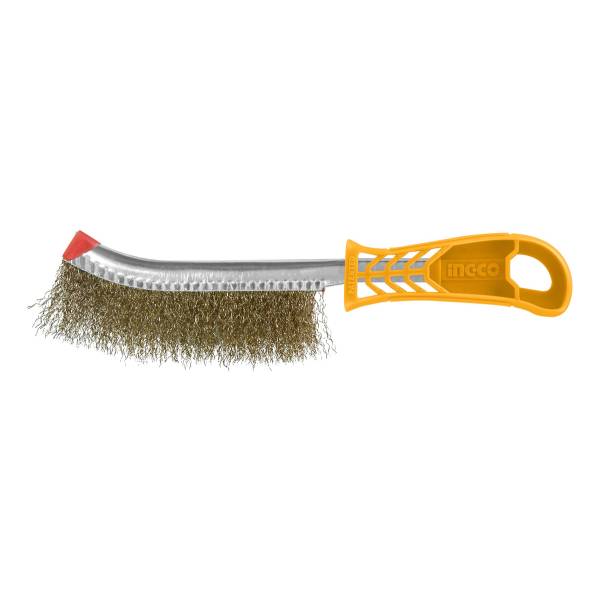 Ff Cepillo De Alambre Oxido Ingco Largo 250mm Mango Plast
