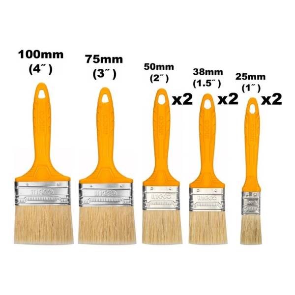 Set X 8 Pinceles Ingco Chptb7860801