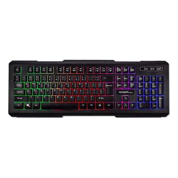 Teclado Argom Combat Gaming Negro