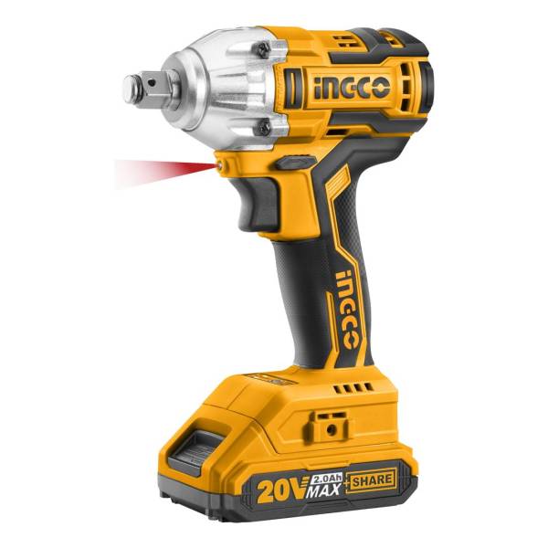 Llave De Impacto 1/2'' Bateria Litio 20v Ingco Ciwli2001
