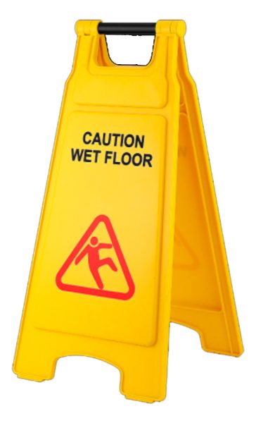 Cartel Advertencia Piso Mojado Wadfow Wyj4a60 - Imagen 4