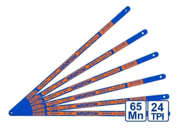 Set X 6 Hojas De Sierra 12 PuLG 24 Dientes Wadfow - Imagen 2