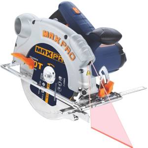 Sierra Circular 7  1/4  Con Guia Laser Profesional Maxpro 1300w