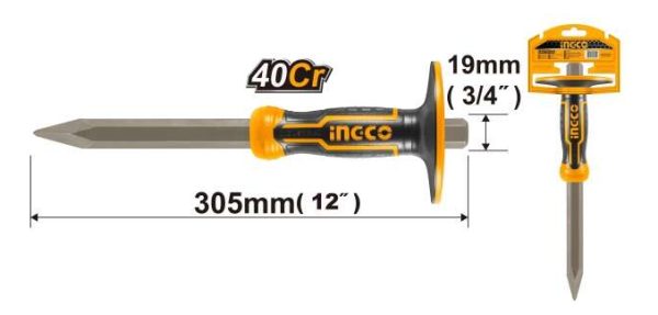 Punta Manual 305mm X 19mm Ingco Hcc850419 - Imagen 2