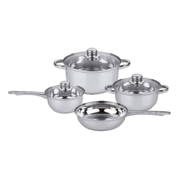 Bateria De Cocina 7 Pzas Cuori Brescia