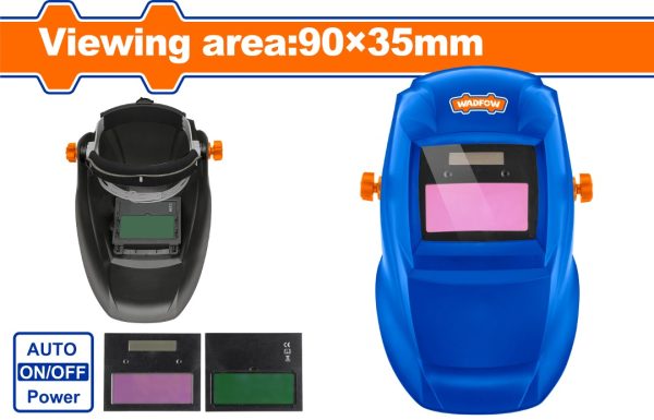 Careta Soldar Fotosensible Wadfow Wwh-2501 - Eli Color Azul - Imagen 2