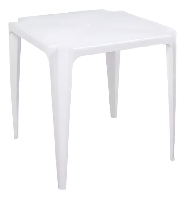 Mesa De Plastico Cuadrada Apilable Bela Vista Mor