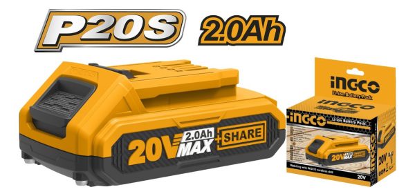 Bateria Litio 2.0 Ah 20v Volt Ingco Fbli20011 - Imagen 2
