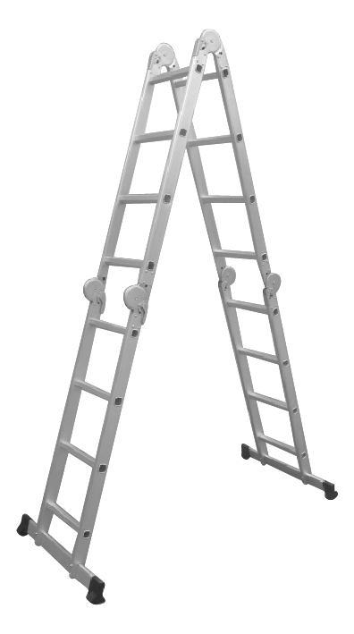 Escalera Multifuncion 20 Escalon Aluminio 5.8m Ingco Ff