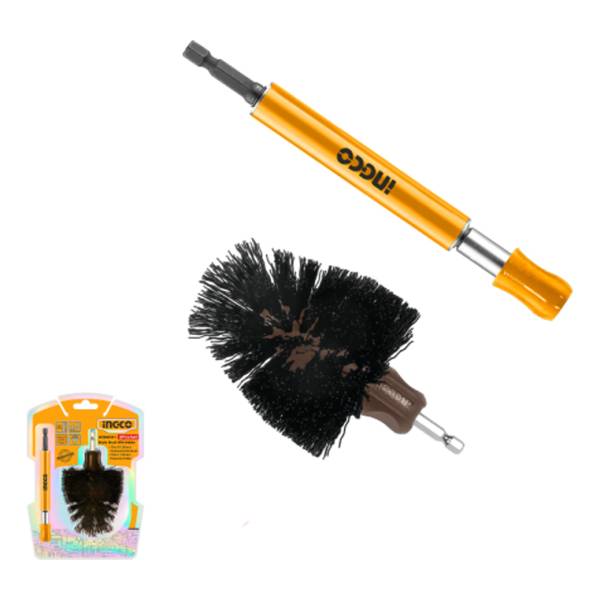 Set X 2 Cepillo Y Prolongador 150mm P Taladro Ingco Wcbh0301