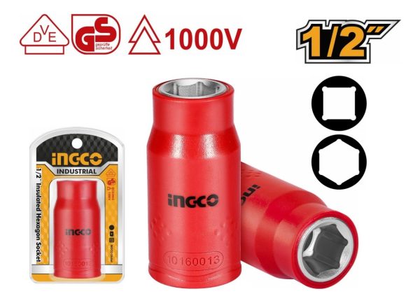 Dado Aislado 17mm X 1/2 Ingco Hihast12171 - Imagen 2