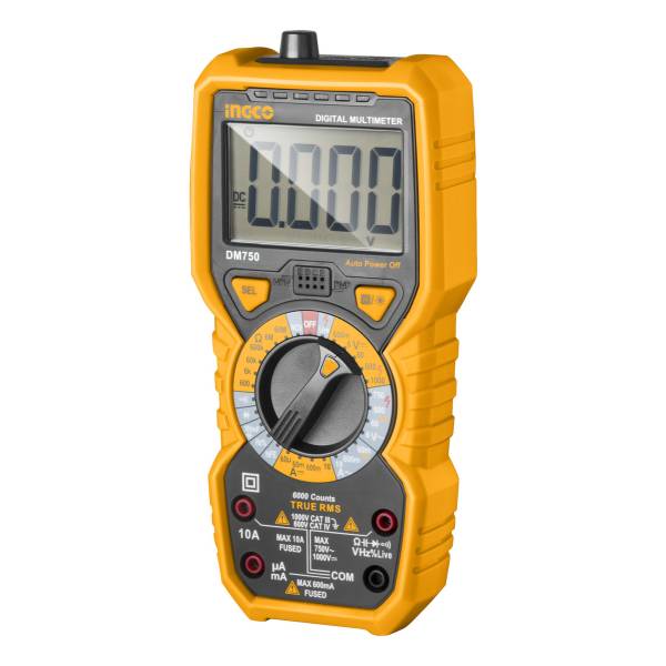 Ff Tester Multimetro Digital Ingco Dm750 Profesional Diodo