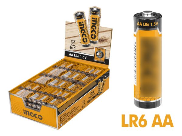 Pack X 4 Pilas Alkalinas Aa 1.5v Ingco 2900mah Hab2a01 - Imagen 2