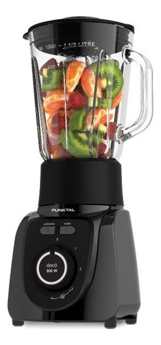 Licuadora 1.8 Lts 900w Jarra De Vidrio 4 Veloc. Punktal
