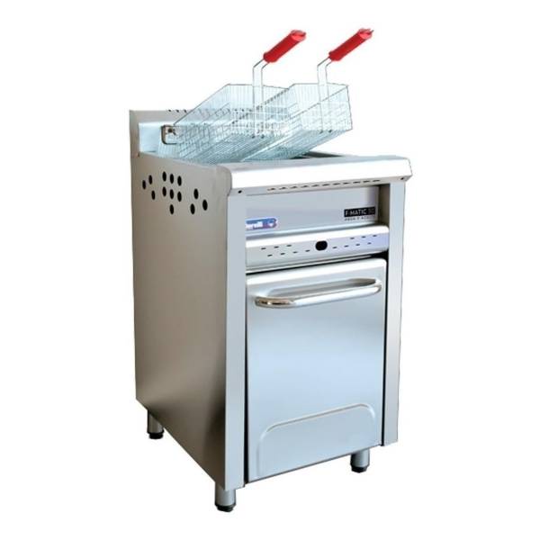 Freidora Industrial A Gas Morelli F-matic 20 20l Plata