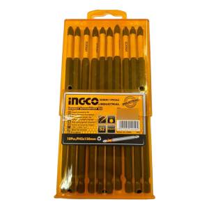 Set Puntas Ph2 150mm Largas Impacto Ingco Sdbim11ph263