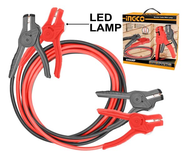 Pinza Cable Chicote Arrancador Con Luz Ingco Hbtcp6008l - Imagen 2