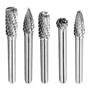 Set 5 Fresas Rotativas Carburo Tungsteno Ingco Hrrc0051