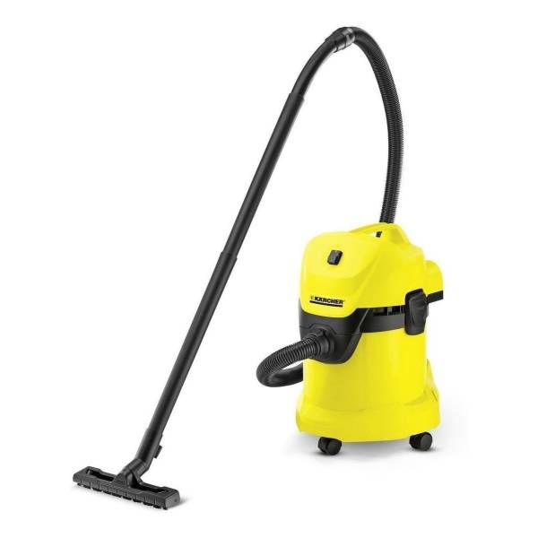 Aspiradora Multifunción De Tacho Kärcher Home & Garden Wd 3 17l Amarilla Y Negra 220v 60hz