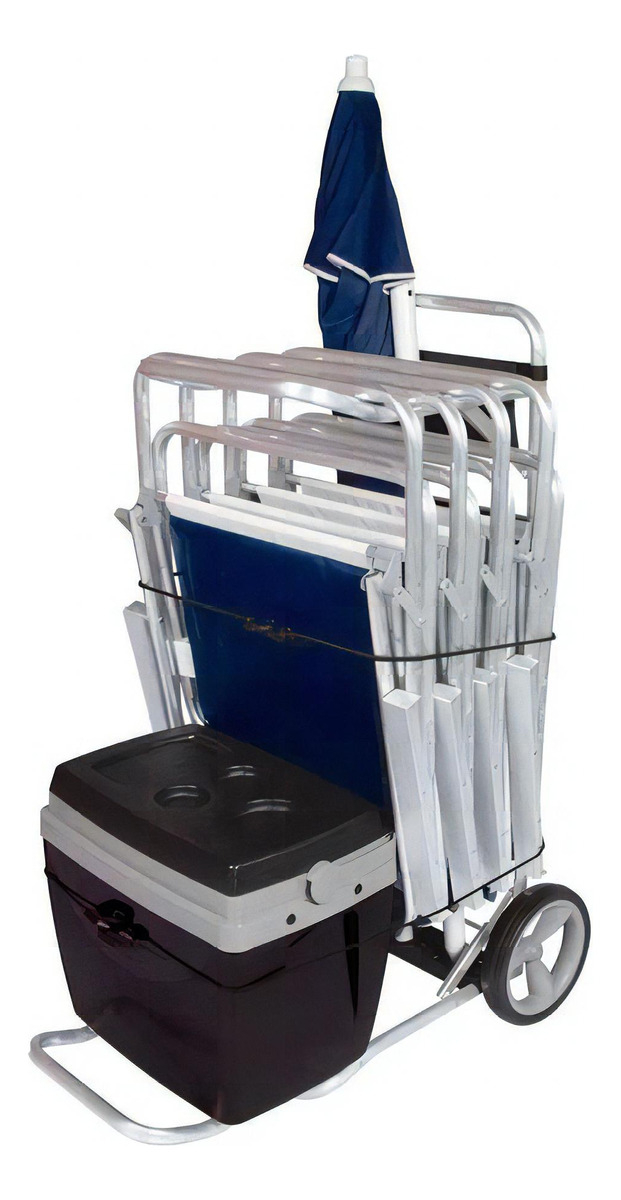 Carro Carrito De Playa Mor Con Extension Para Conservadora - Imagen 8