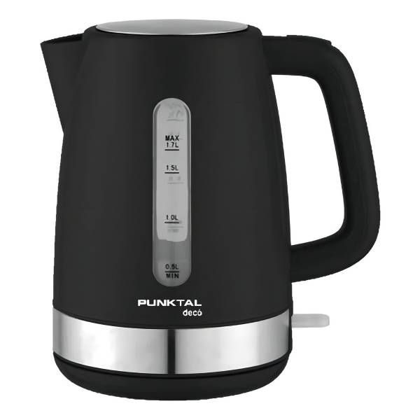 Jarra Eléctrica Punktal Pk-3550 Jp Negra/plateada 1.7l