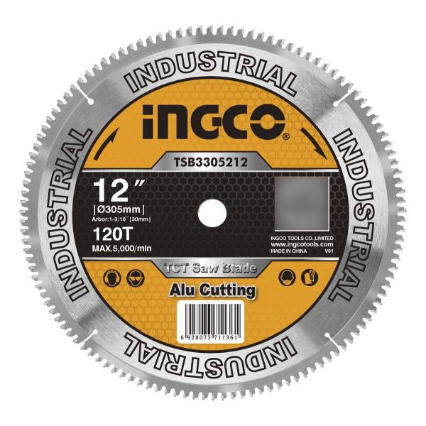 Disco Corte Aluminio Ingco 12 PuLG 120 Dientes Ingletadora