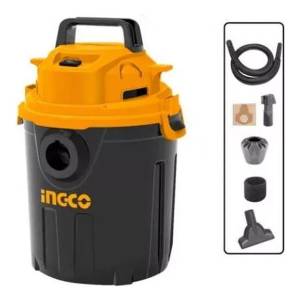 Aspiradora 10lt Seco Humedo Tanque Plastico Ingco Vc10101