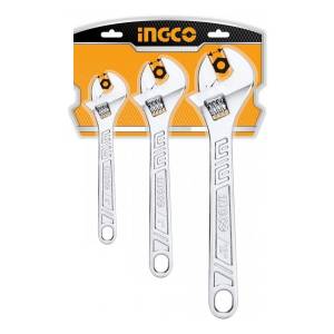 Set X 3 Llaves Francesas Super Select Ingco Hadwk031