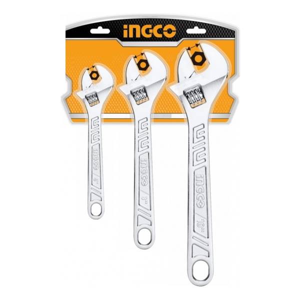 Set X 3 Llaves Francesas Super Select Ingco Hadwk031