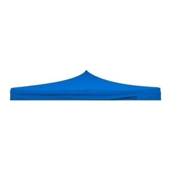 Techo Para Gazebo 3x4.5 Mt Azul Lona Toldo Superior Jardin