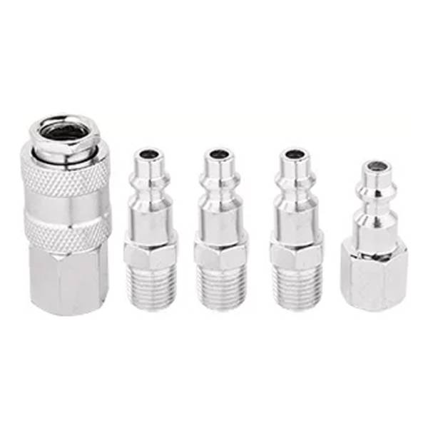 Set X 5 Acoples Para Compresor 1/4 Wadfow
