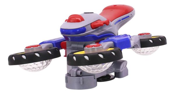 Moto Con Luz Y Sonido Giratorio Movimientos 360° Plastico - Imagen 3